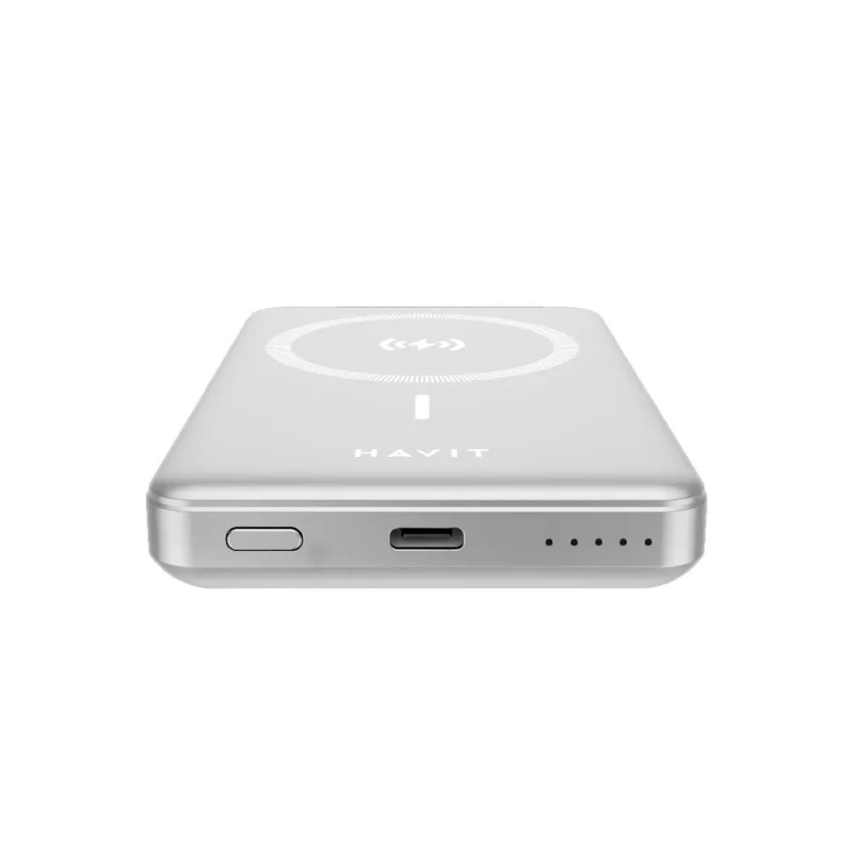 HAVIT PB5203 Magnetic Power Bank – Silver HAVIT PB5203 Magnetic Power Bank – Silver